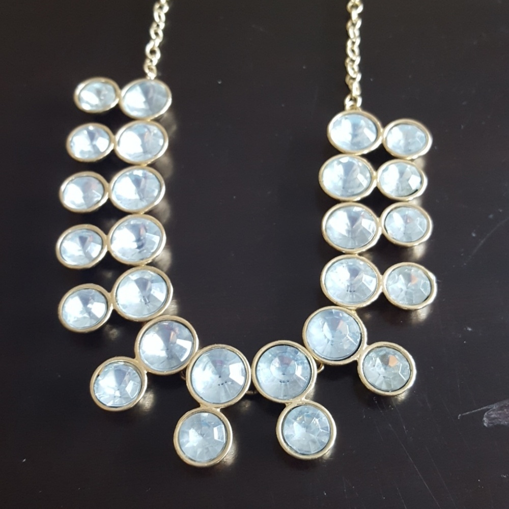 Light Blue & Gold Necklace - Fashion Jewelry