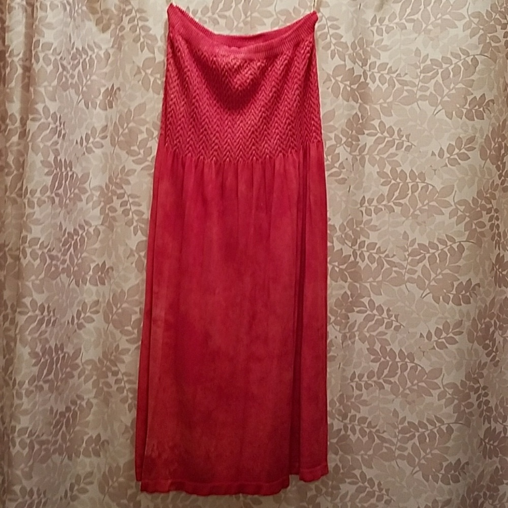 ❌SOLD❌Red tie dye M. Rena Dress
