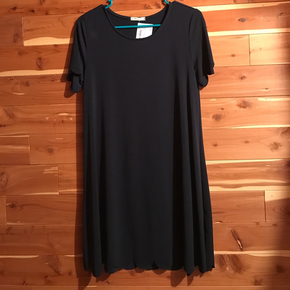 Navy boutique dress