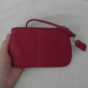 Coach Wristlet with Zipper Enclosure