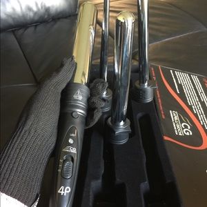Titanium curling iron set