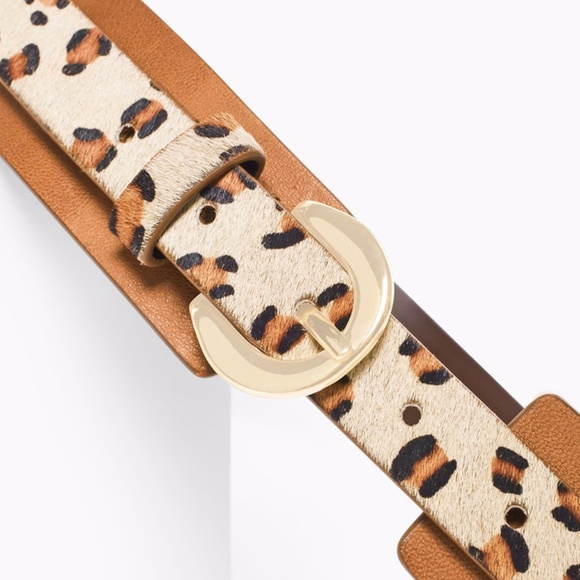 BNWT Chico's Arlie Animal Spring Haircalf Belt - Picture 3 of 4