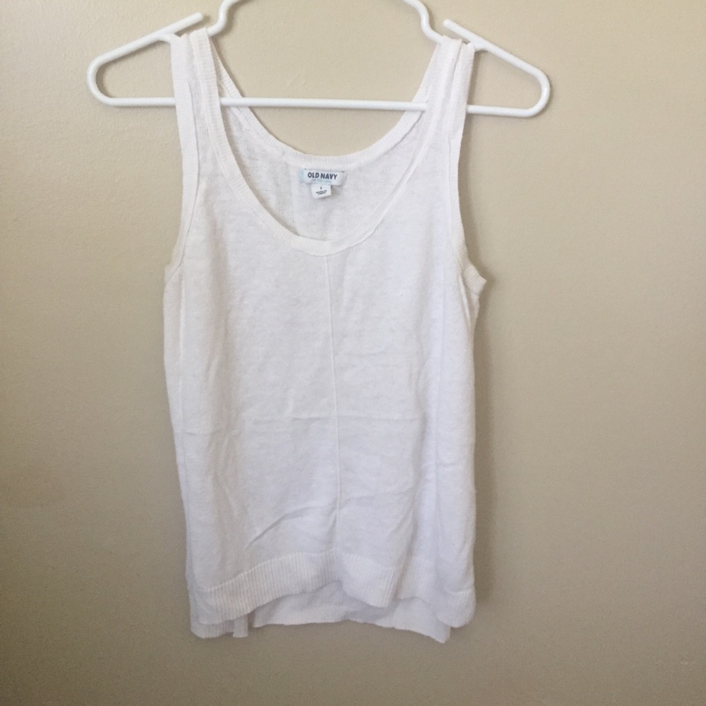 White Knit Tank
