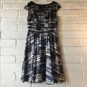 Black Patterned Dress, Aidan Mattox