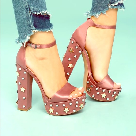 Steve Madden Shoes - Steve Madden Rose Studded Platforms RESTOCKED!