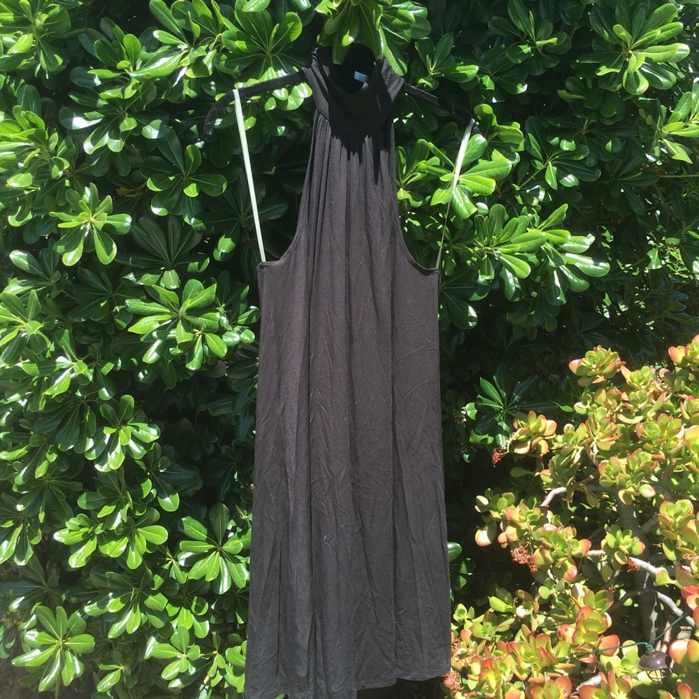 Gorgeous, soft, black Tart tunic dress w/ keyhole!