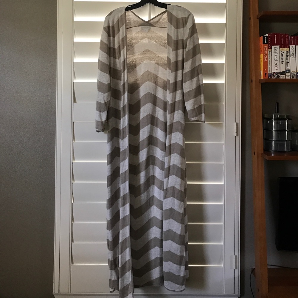 Garnet Hill Full Length Cardigan