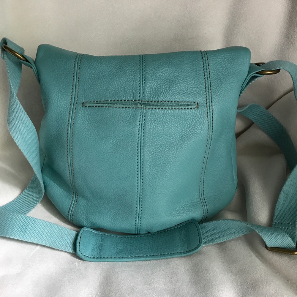 Tiffany Blue Genuine Leather Handbag - Picture 3 of 8