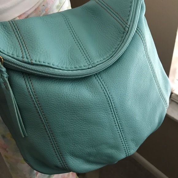 Tiffany Blue Genuine Leather Handbag - Picture 4 of 8