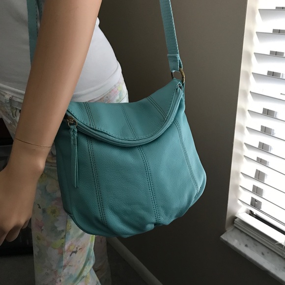 Tiffany Blue Genuine Leather Handbag - Picture 8 of 8