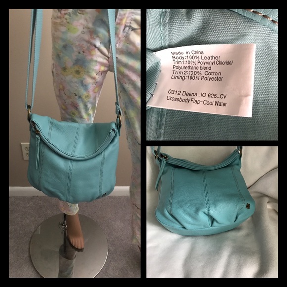 Tiffany Blue Genuine Leather Handbag - Picture 6 of 8