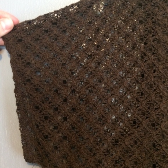 🔥SALE!!!🔥KIM ROGERS Brown Textured Top - Picture 3 of 7