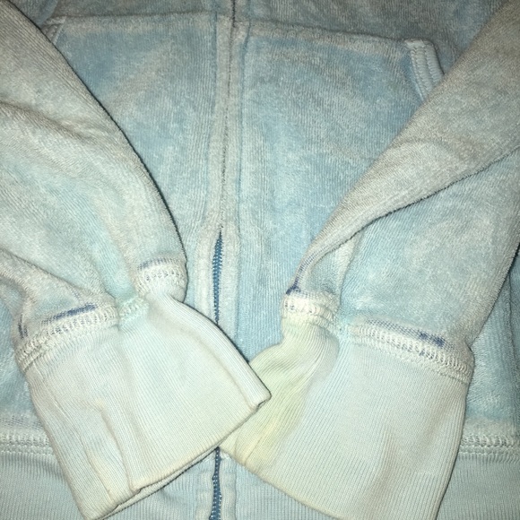 ❌SOLD❌Juicy Couture light blue terry cloth jacket - Picture 4 of 6