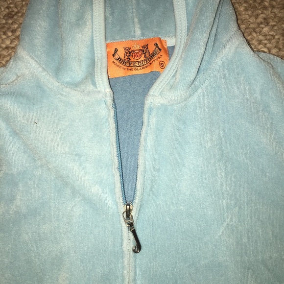 ❌SOLD❌Juicy Couture light blue terry cloth jacket - Picture 5 of 6