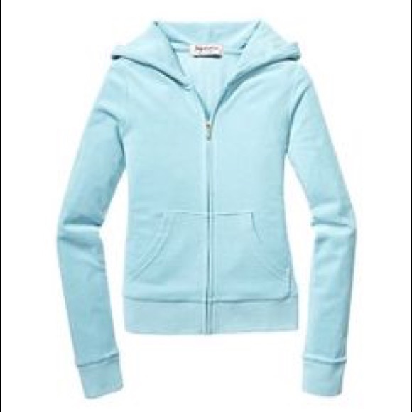 ❌SOLD❌Juicy Couture light blue terry cloth jacket - Picture 2 of 6