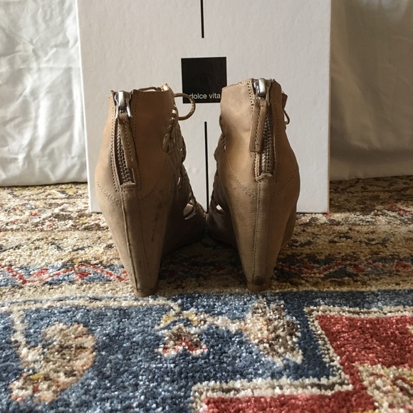 Dolce Vita Shandy lace up wedge - Picture 3 of 5