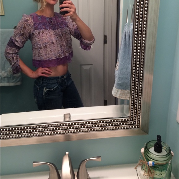 Vintage bohemian crop top - Picture 2 of 4