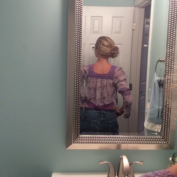 Vintage bohemian crop top - Picture 3 of 4