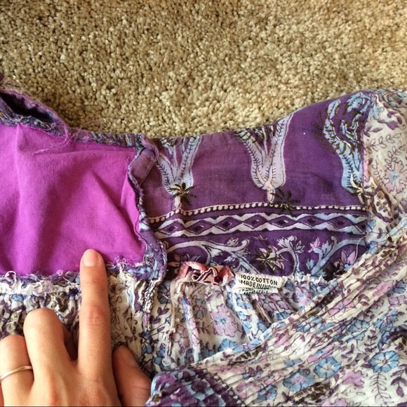 Vintage bohemian crop top - Picture 4 of 4