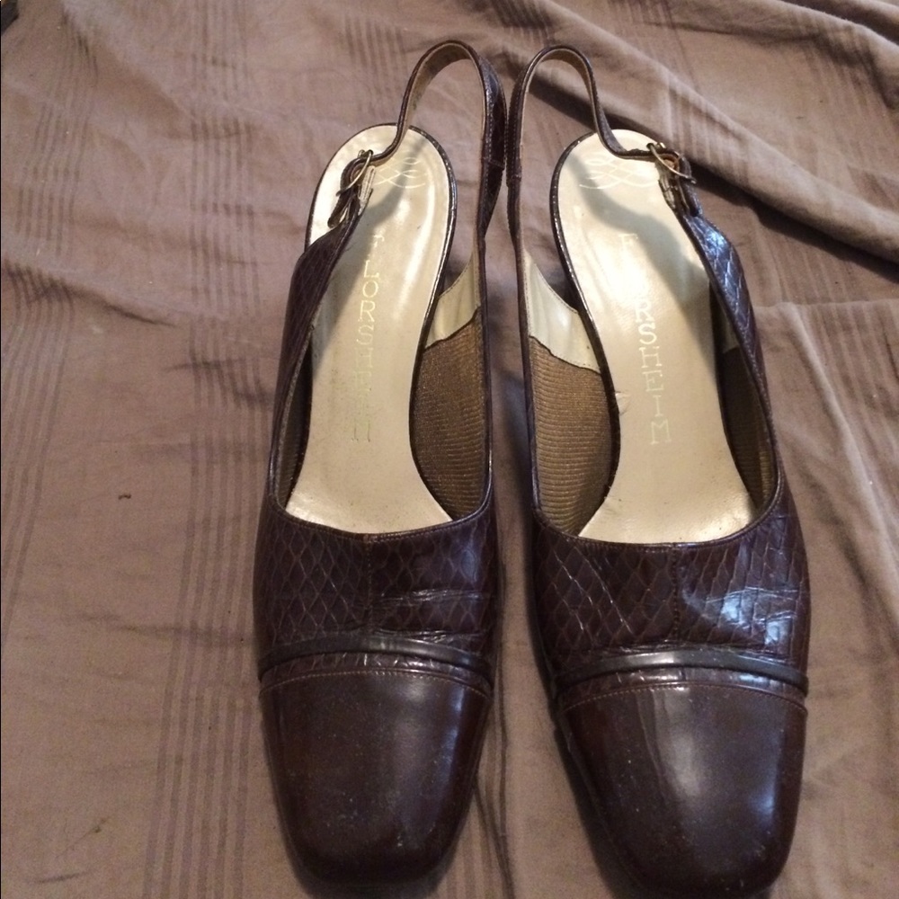 Brown heels