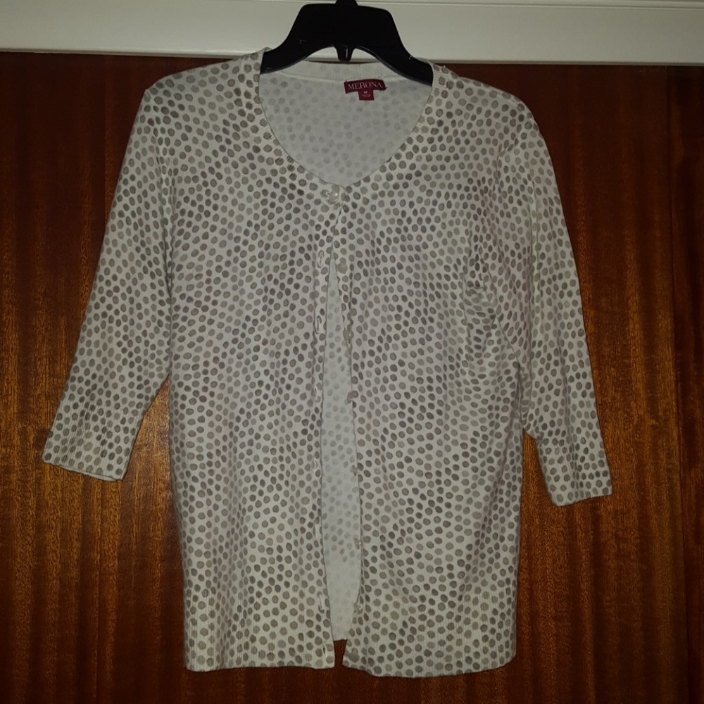 Polka dot cardigan
