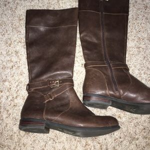 Banana Republic High Brown Leather Boots