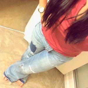 American eagle vintage high rise flare