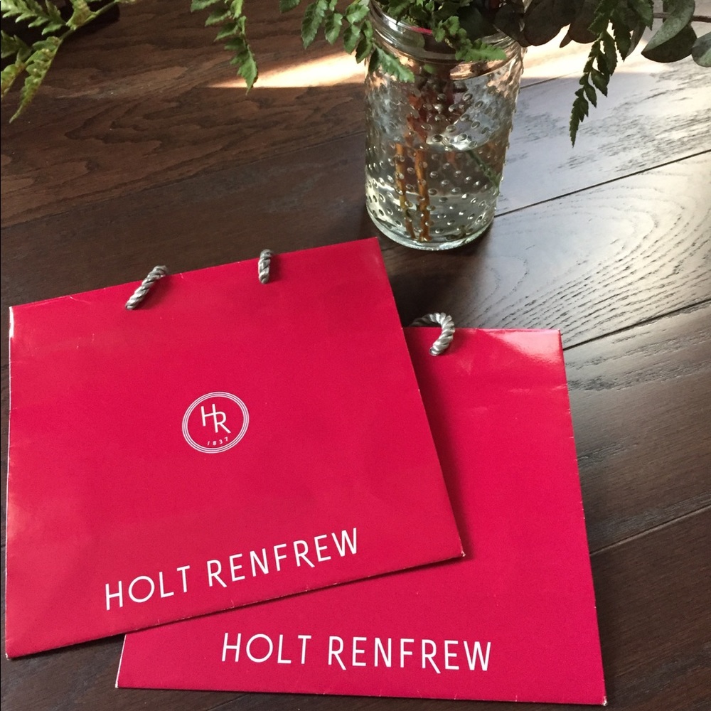 Shopping bags from Holt Renfrew