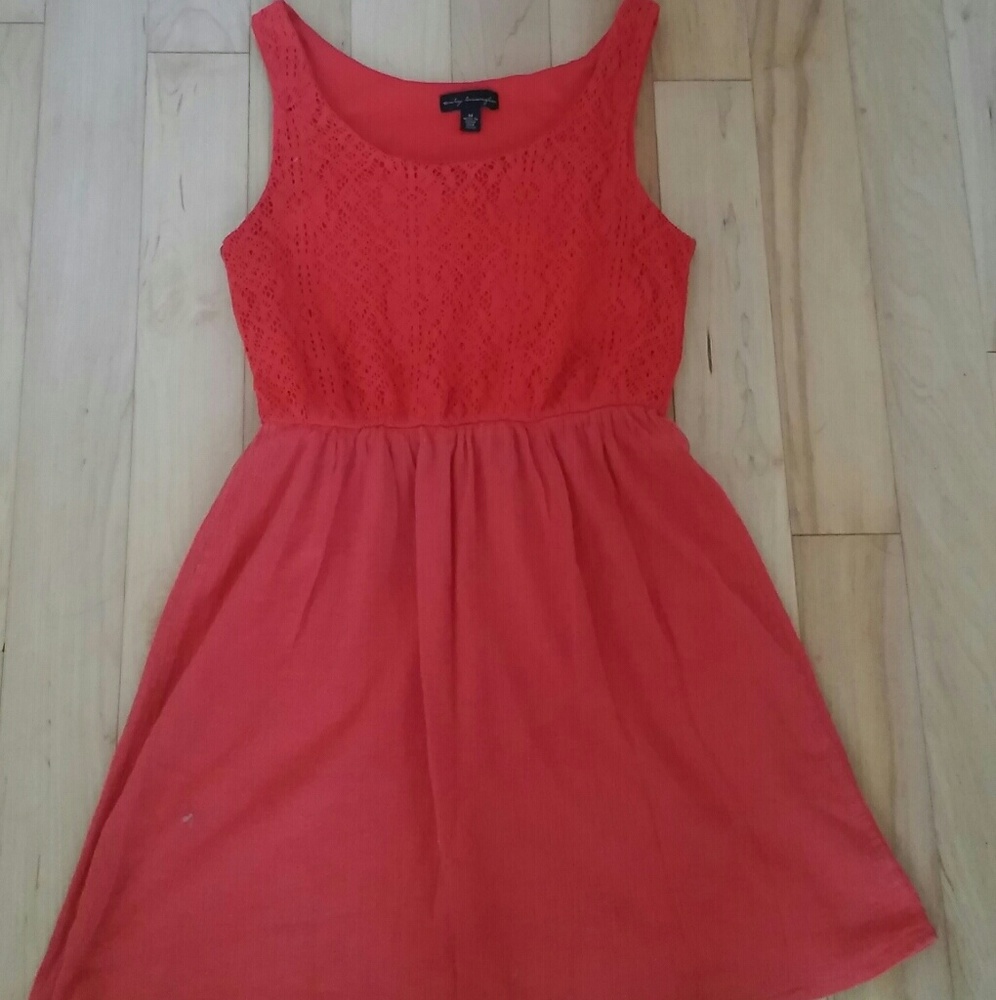 Red Orange Dress