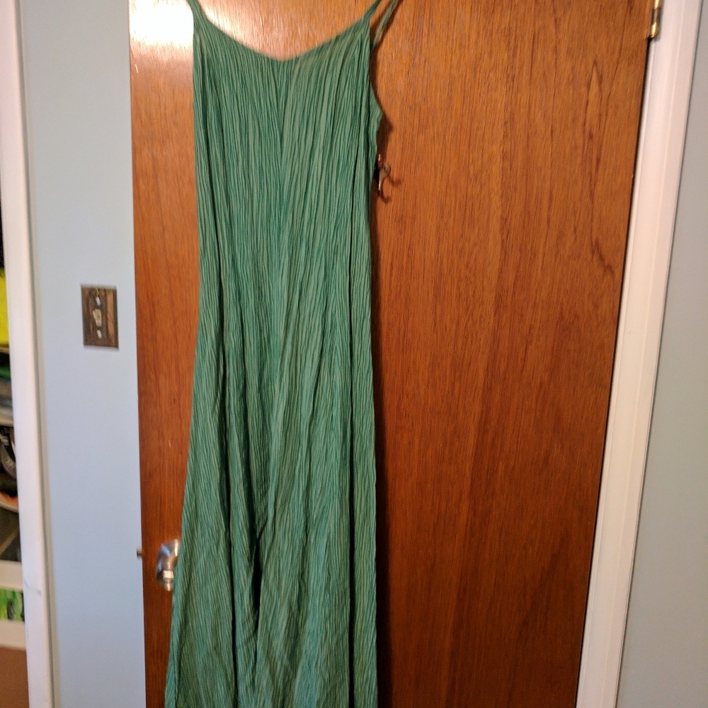 Beautiful green maxi tank dress