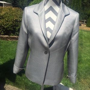 Classy Silver Metallic Blazer