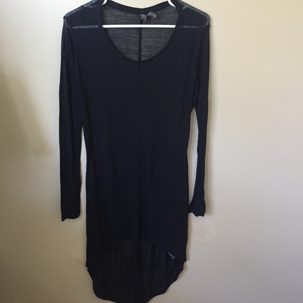 High-Low Sheer Shirt