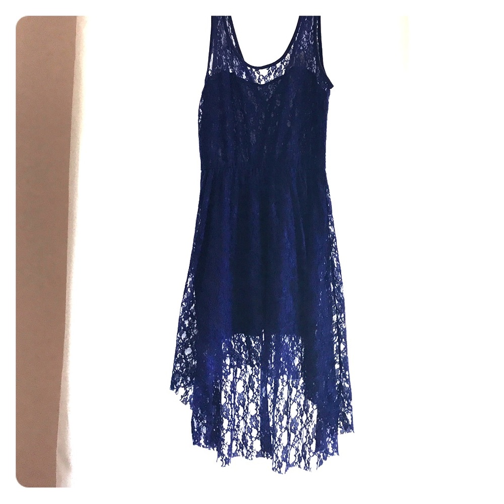 Royal Blue Lace Dress
