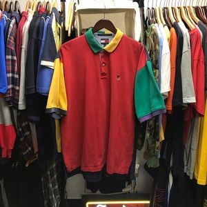 Tommy Color Block Polo