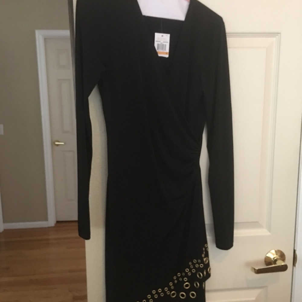 NWT Michael Kors Grommet Wrap Dress