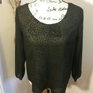 Volcom Sheer Animal Print  Top