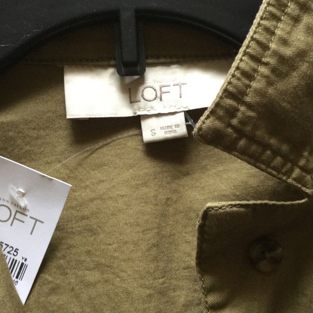 Loft camo green mini dress