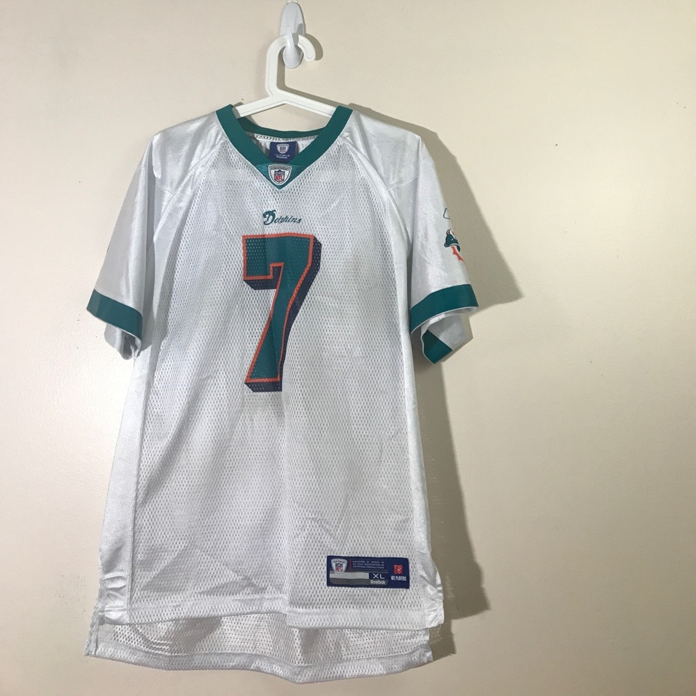 Miami Dolphin Henne #7 White Kids XL Jersey 18-20