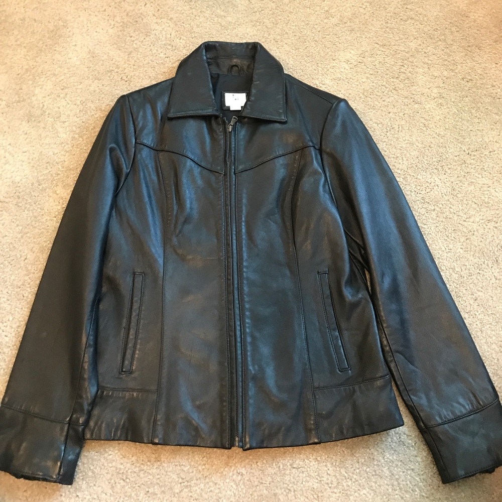 Black Lambskin Leather Jacket