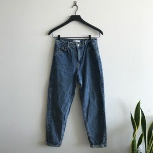 Zara high-waisted mom jeans