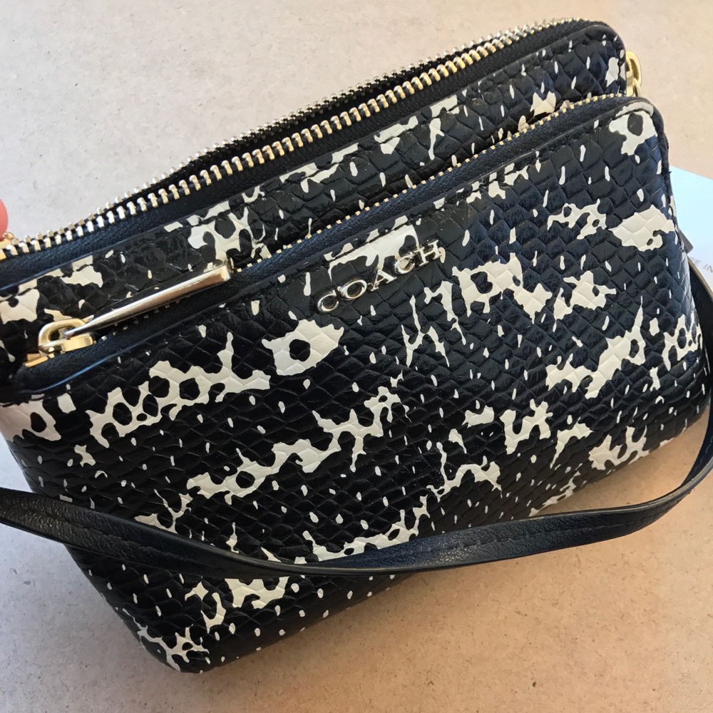 Coach Leather Wristlet
