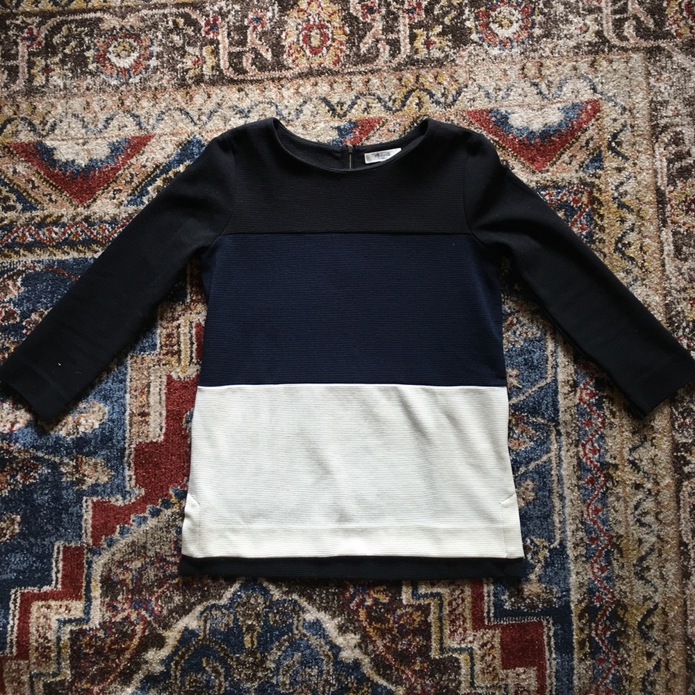 Madewell colorblock shirt
