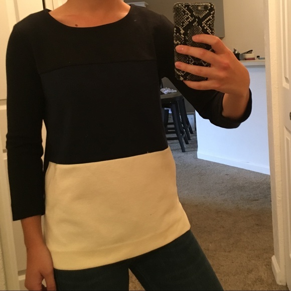 Madewell colorblock shirt - Picture 2 of 3