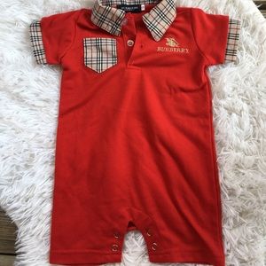 Infant Burberry onsie