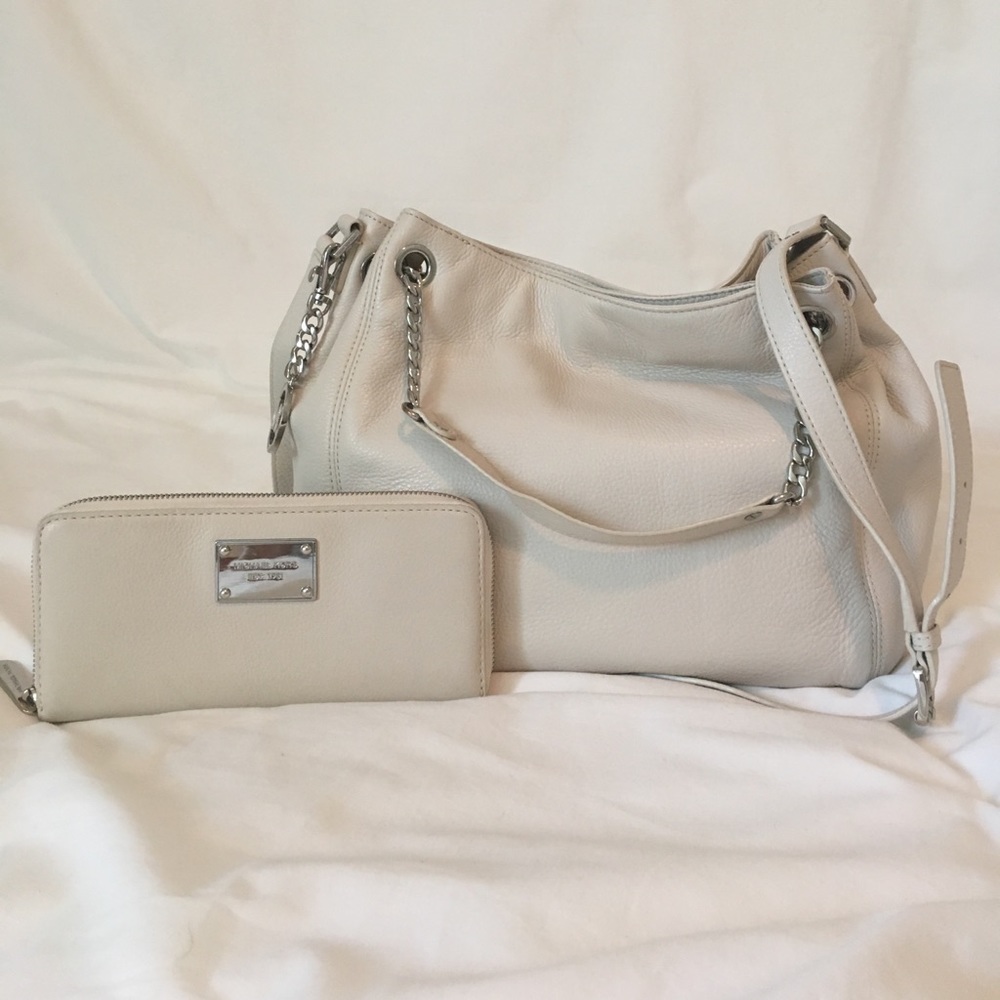 Michael Kors handbag AND large wallet