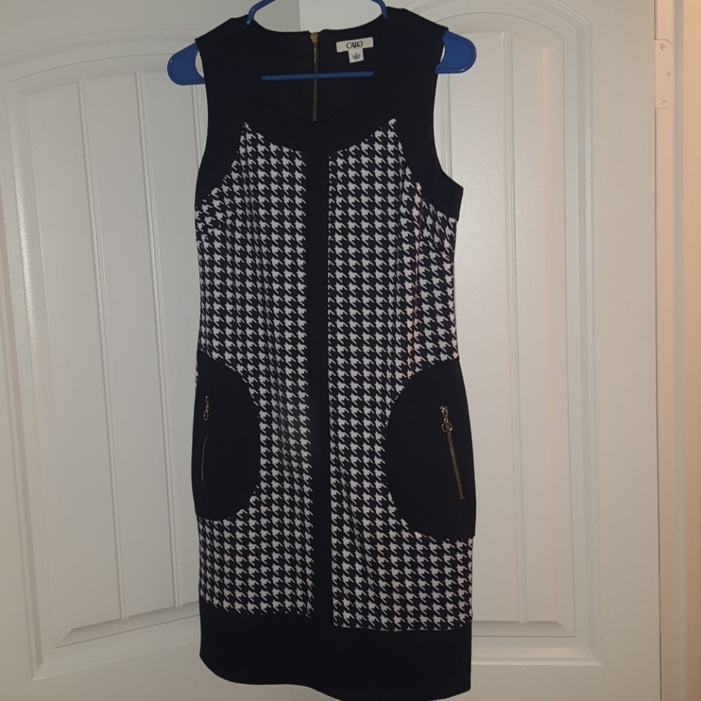 Cato black and white dress