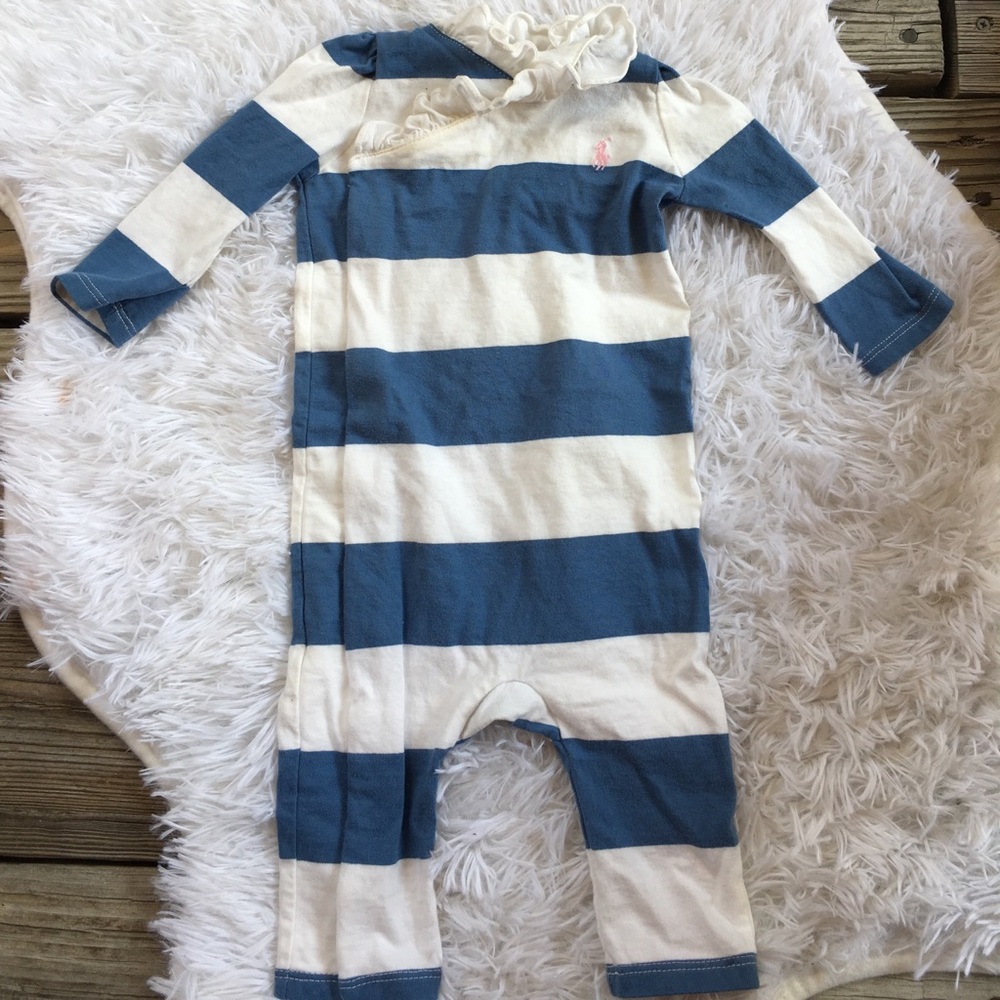 Unisex polo long sleeve onsie
