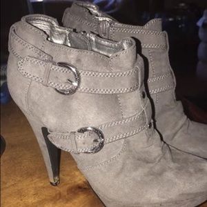 High Heeled Bootie Shoes by Guess.