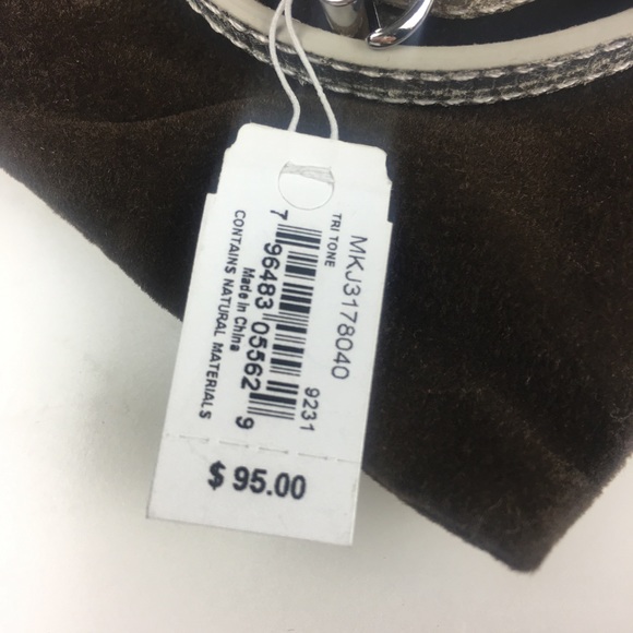 MICHAEL KORS SILVER LEATHER Wrap BRACELET NEW BOX - Picture 7 of 8