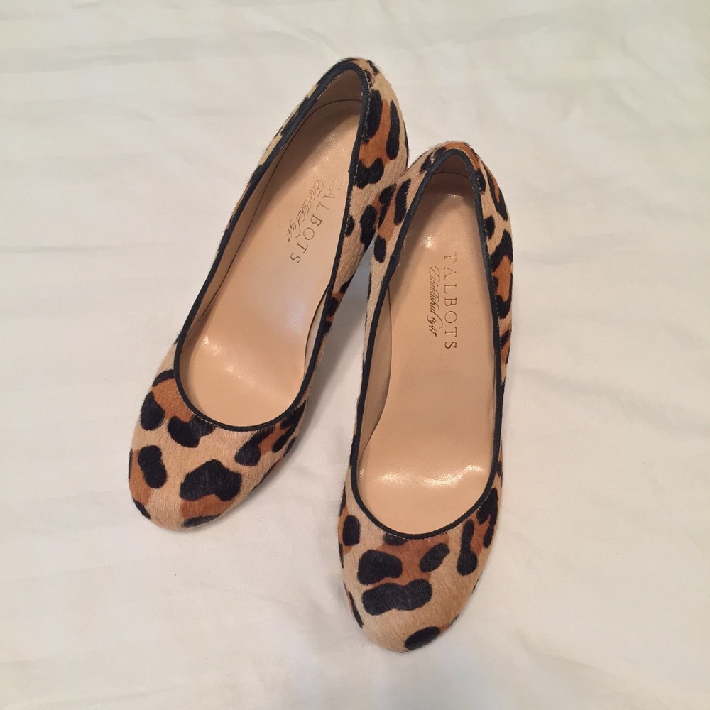Talbots Leopard Print Pumps